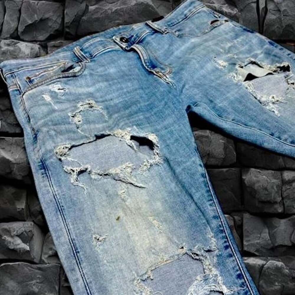 G-Star Raw Distressed Skinny Denim Jeans
